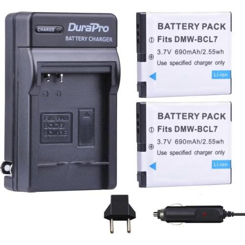DMW-BCL7 Battery Akku + Single Charger for Panasonic Lumix DMC-FH10, DMC-FS50, DMC-SZ10, DMC-SZ9, DMC-SZ8, DMC-SZ3, DMC-XS1,XS3