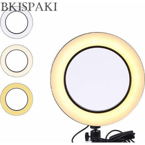 Photographic Lighting 3200K-5500K Dimmable LED Ring Light Lamp Photo Studio Phone Video Beauty Makeup Camera Lights Annular