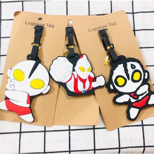 IVYYE Ultraman Style Anime Travel Accessories Luggage Tag Suitcase ID Portable Tags Holder Baggage Labels Gifts New