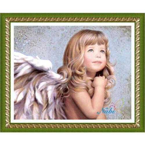 Square diamond mosaic painting diamond embroidery cross stitch religion angel fairy - 5d diy full crystals icons sale 2708R