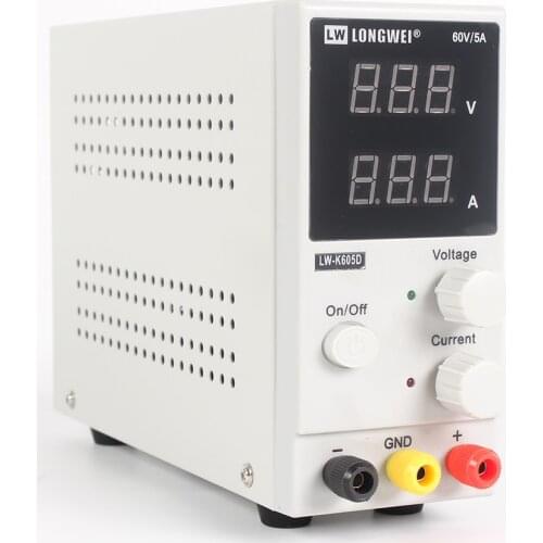 LW-K605D 60V 5A Mini Adjustable Digital Laboratory DC Switching Power Supply 110V 220V