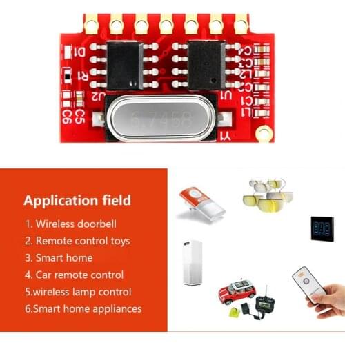 R1L Receiver Module Electronic Low Power Consumption 433MHz Wireless Receiver Circuit PCB Board for Door Lock
