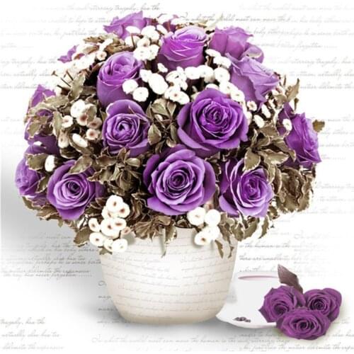 Flower Rose DIY Embroidery 11CT Cross Stitch Kits Needlework Craft Set Cotton Thread Home Decoration On Sale For Living Room