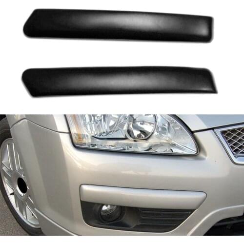 Front Bumper Lamp Hood for Ford Focus 2 MK2 2005 2006 2007 Fog Light Cover Decorative Strip 1352835 1317806