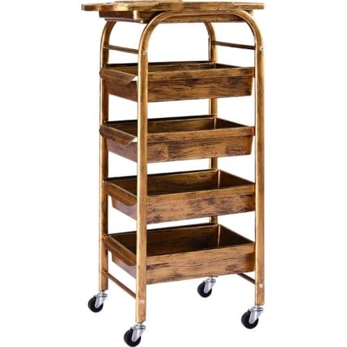 Hairdressing Cart Hair Salon Stroller Hairdressing Tool Car Beauty Cart Barber Shop Salon Trolley Hairdressing Bar Furniture