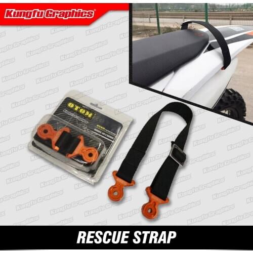 KUNGFU GRAPHICS Rear Tugger Pull Strap Rope Dirt Bike Survival Self-Rescue for EXC EXC-F XCW XCF-W 13-16 SX SX-F XC XC-F 13-15