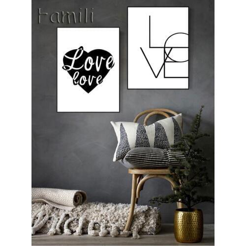 Nordic Minimalist Print Poster Do What You Love wall painting Motivational Quote Office Home Apartment Decor