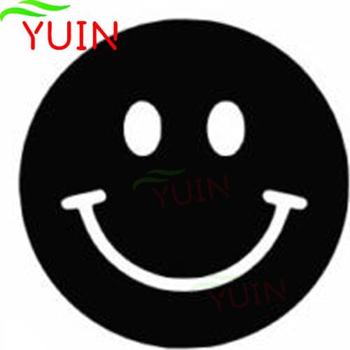 Smiley Fashion Car Sticker Motorcycle Body Decoration Personality PVC Waterproof Sunscreen Decals Can Be Customized Color
