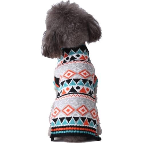 Dog Striped Sweater Pet Dogs Knit Pullover Autumn Winter Clothes For Small Yorkshire Chihuahua Cat Anchor Apparel Christmas Gift