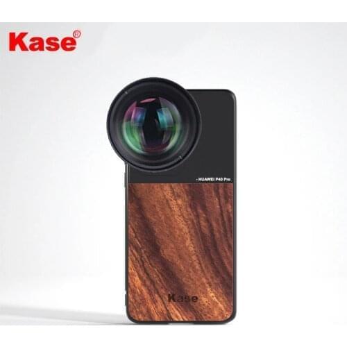 Kase Master Large Aperture HD 135mm Telephoto Lens With Solid Wood Phone Case For Samsung