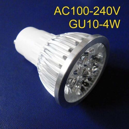High quality GU10 led 4w LED spotlight, GU10 high power led 4w spotlights,GU10 4w led lights free shipping 20pcs/lot