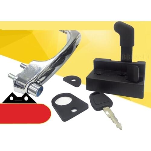 For DOOSAN DH DX55/60/70-9 DAEWOO excavator cab door lock assembly door handle lock block excavator accessories