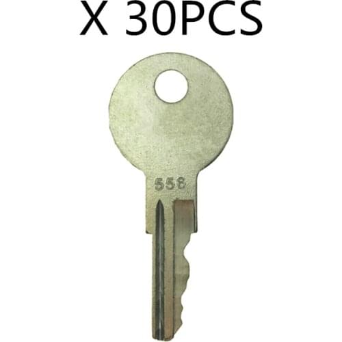 30Pcs 556 Key For Ford New Holland Gradall Hyster Lull Yale Forklift Ignition Keys PK556
