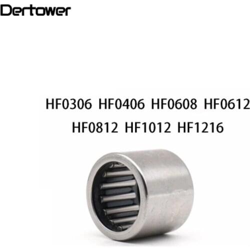 5PCS HF0306 HF0406 HF0608 HF0612 HF0812 HF1012 HF1216 Single Way Needle Bearing One Way Roller Bearing