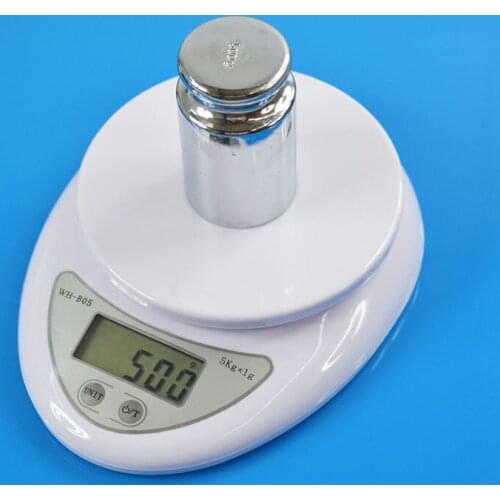 60pcs/lot 5000g/1g 5kg Food Diet Postal Kitchen Digital Scale scales balance weight weighting LED electronic