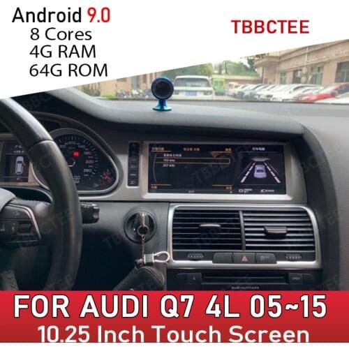 Android 9.0 8 Core 4+64G For Audi Q7 4L 2005~2015 GPS Navigation Car Multimedia Player MMI 2G 3G Radio Head Unit DVD Stereo WiFi