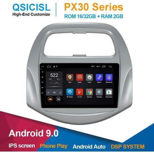 Android 9.0 car radio multimedia player for Chevrolet Spark 2018 2019 quad core 1 din 9" IPS car headunit gps navigation stereo