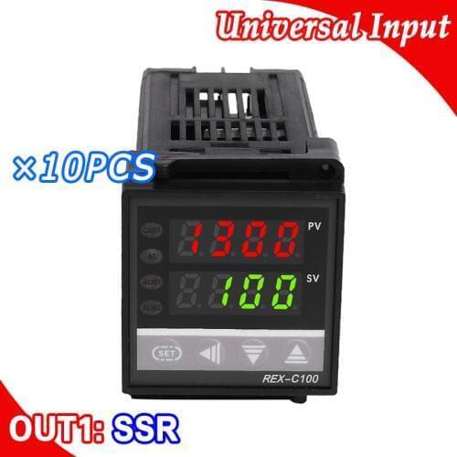 10PCS/Lot Digital PID Temperature Controller Thermocouple K Input sensor,SSR Output,48*48 mm size