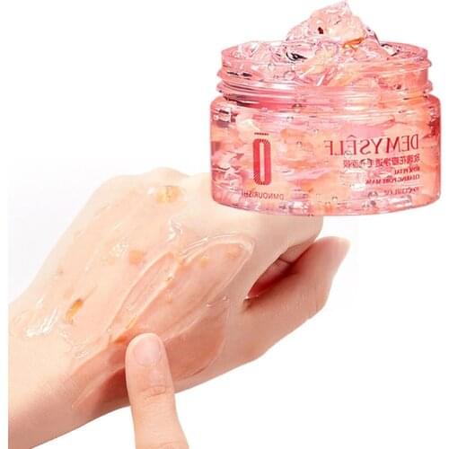 Hyaluronic Acid Serum Flower Extract Face Cream Deep Moisturizing Sleeping Mask Anti Wrinkle Anti Aging Facial Mask Skin Care