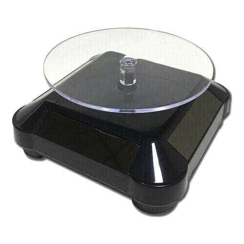 Energy saving solar or battery Jewelry cosmetics shooting auxiliary tool rotating display table LEXINGDZ