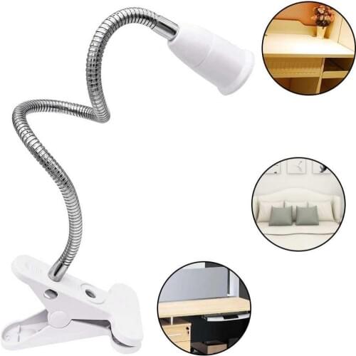 360 Degrees Flexible Desk Lamp Holder E27 Base Light Socket Gooseneck Cable With On Off Switch for Home Plant