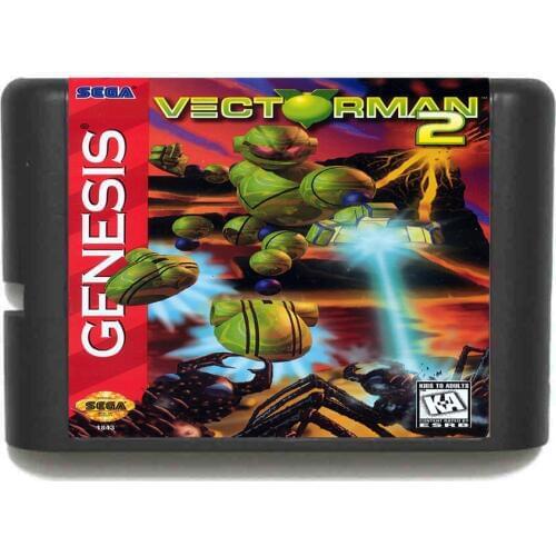 Vectorman 2 16 bit SEGA MD Game Card For Sega Mega Drive For Genesis