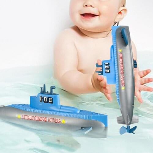 Creative Interesting Children Bath Ship Toy Eye-Catching Safe Sturdy Swimming Underwater Submarine Model for Baby