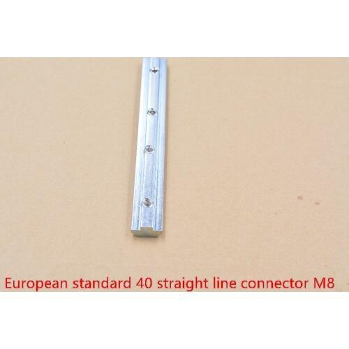 M8 line connector length 180mm width 19mm thickness 10mm zinc plated fastener for european standard 40 aluminum profile 1pcs