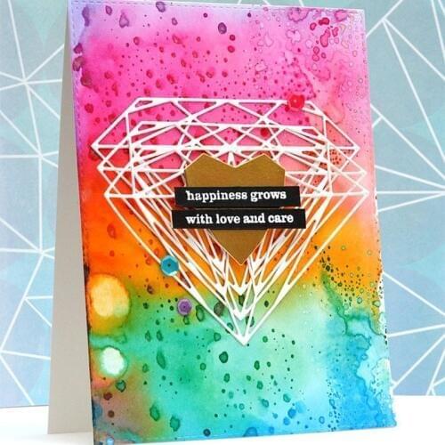 Diamand Metal Cutting Dies Stencils For Card Making Decorative Embossing Suit Paper Cards Stamp DIY Dies Scrapbooking New 2019