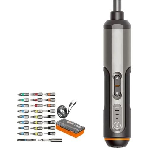 Worx 4V Mini Electrical Screwdriver Set WX240.5 Cordless Electric Screwdrivers USB Rechargeable Handle With 40 Bits Set Drill