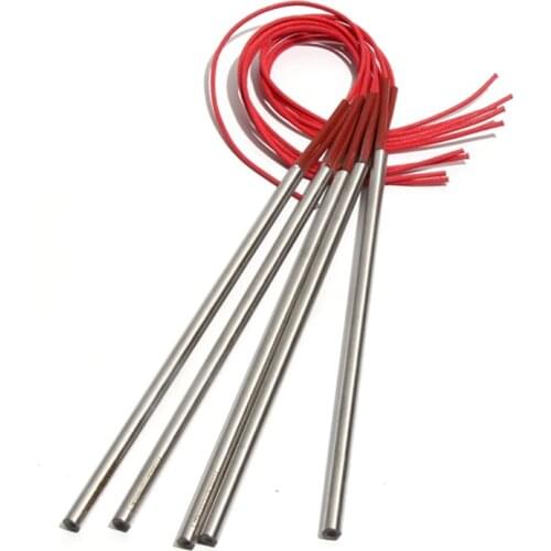 5PCS 10.5mm 380~500mm 201SUS Single Head Dual Heating Tube 1000/1100/1300W Cartridge Heater 110/220/380V Resistance Element