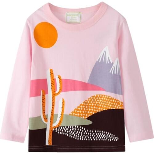 Autumn Spring Dinosaurs Boy T-shirt Cotton Childrens Long-sleeved Shirt Kids Tops Clothes