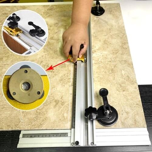 Precision Ceramic Tile Cutting Tool Three knife Wheels Glass Push Knife Manual floor Suction Cup Tile Push Knife Cutter Tools