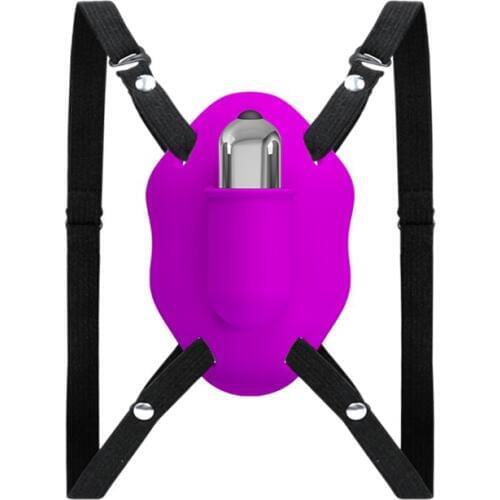 Silicone Butterfly Wearable Vibrator G Spot Clitoral Stimulation Anal Massager Vibrator Bullet Adult Product Sex Toys For Woman