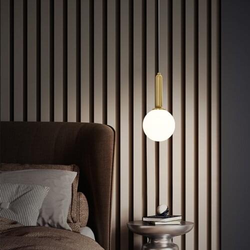 Modern Small LED Pendant Light Nordic Design For Living Room Kitchen Gold Bedroom Bedside Bar Cafe Home Indoor Decor Fixture