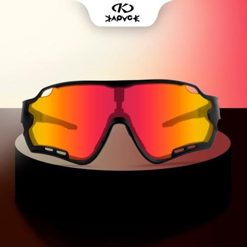 Kapvoe 5 Lens Sport Bicycle Glasses For Men Women Running Riding Sunglasses Mtb Cycling Eyewear Pro Road Bike Goggles