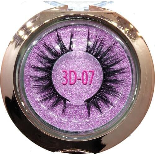 Vip momo 3D07 mink lashes natural false eyelashes long makeup eyelash wholesale free custom packaging