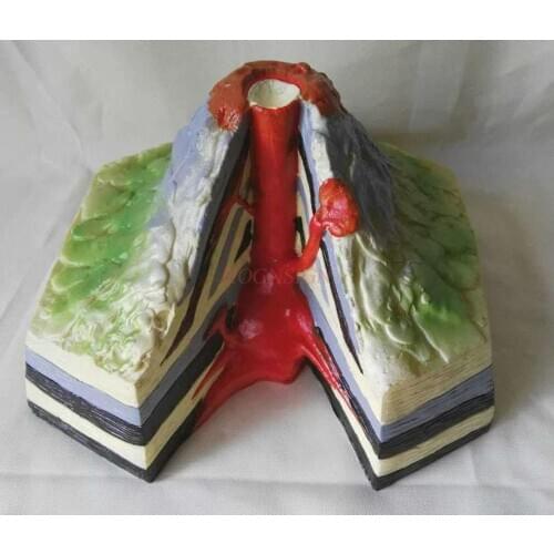 Volcanic eruption volcanic eruption model geological geomorphology geography teaching instrument lava eruption teaching aid