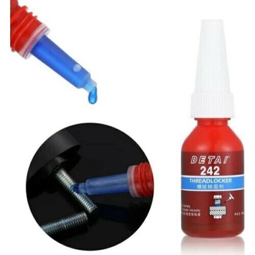 1pc NEW 10ml Screw Glue Thread Locking Agent Anaerobic Resistance Fast Oil hot Adhesive 243 Glue Curing sale D7B6