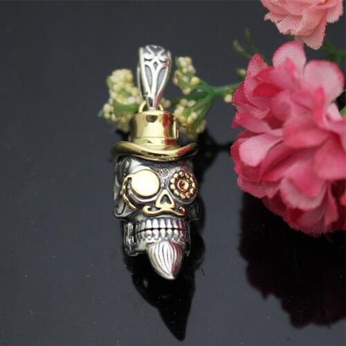 1PC Pure Copper Skull Knife Beads Knife Lanyard Pendant Kaychain Key Ring Pendant DIY Gadget Decorative Accessories EDC Tool