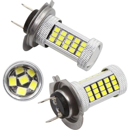 2pcs h7 h4 led p13w PSX26W h16 t25 H11 H8 HB4 HB3 66smd 2835 Car Fog Tail Bulb Daytime Running Light white DRL white Lamp 12v