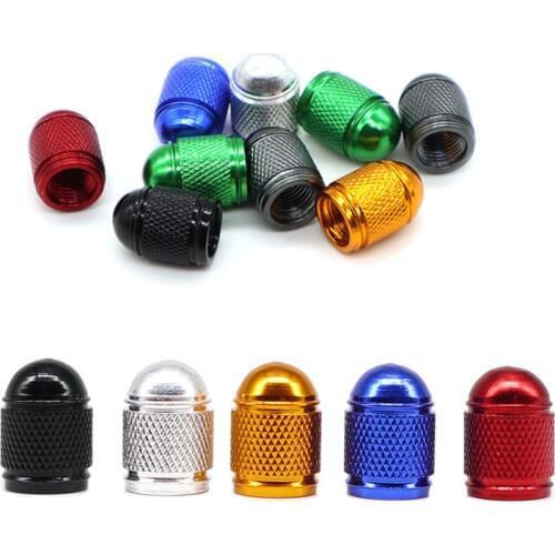 2Pcs Bicycle Wheel Tire Covered Protector Road MTB American Schrader Tyre valve Dustproof Bike Valve nozzle Cap 7 color DC0631