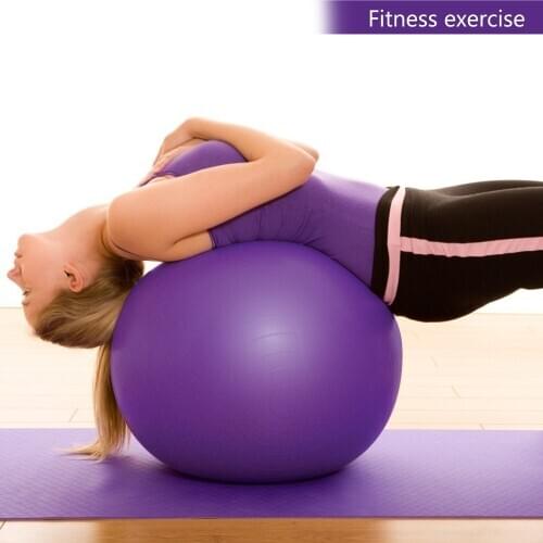 55/65/75CM+25CM Yoga Ball 2PCS SET Yoga Ball Matte surface yoga ball explosion-proof fitness balance ball fitness equipment