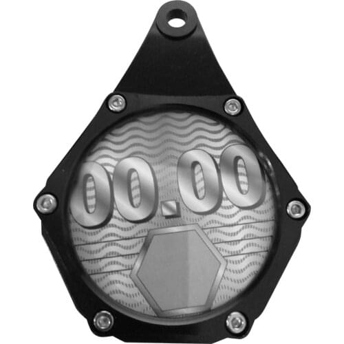 Aluminum Waterproof Scooters Tax Disc Plate Bikes Mopeds Motorcycle Motorbike Tax Disc Plate Holder with Anodized Surface Finish