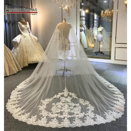 Свадебные кружевные фаты Amanda Novias China At AliExpress