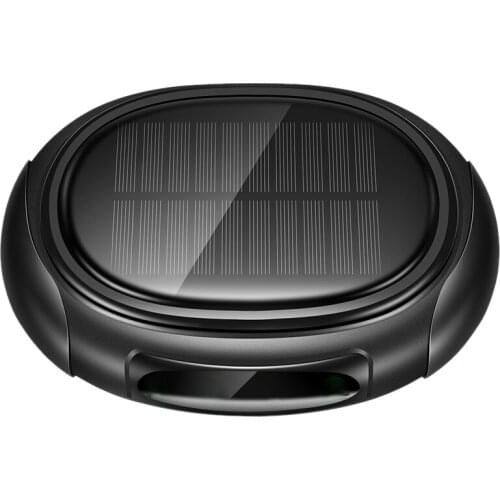 Car Solar Air Purifier Freshener Portable USB Cleaner Auto Fresh Air Purifier Oxygen Bar Ozone Ionizer Interior Accessory