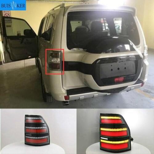 Car Styling for Pajero V93 Tail Lights 2006-2020 Pajero V97 LED Tail Light Rear Lamp DRL Brake Signal Reverse auto Accessories