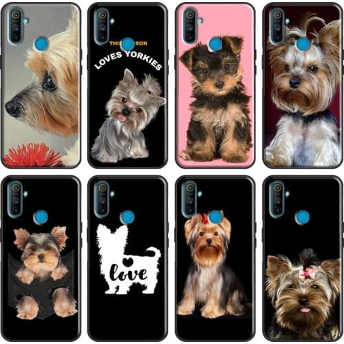 Yorkshire terrier dog Cover For OPPO Realme C3 C11 C15 XT 5 6 7 X2 X7 Pro GT Case For OnePlus 8 Pro Nord 7T 8T Cover