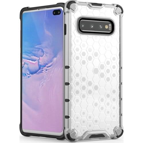 Shockproof Armor Phone Case Honeycomb design Cover Galaxy Note 10 20 Ultra Defend Holder Case For Samsung S10 S20 S21 FE Plus