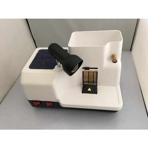 CP-6A Glasses equipment , Optical Hand Edger Manual Lens Grinder There are three wheels, AC motor And LED lighting